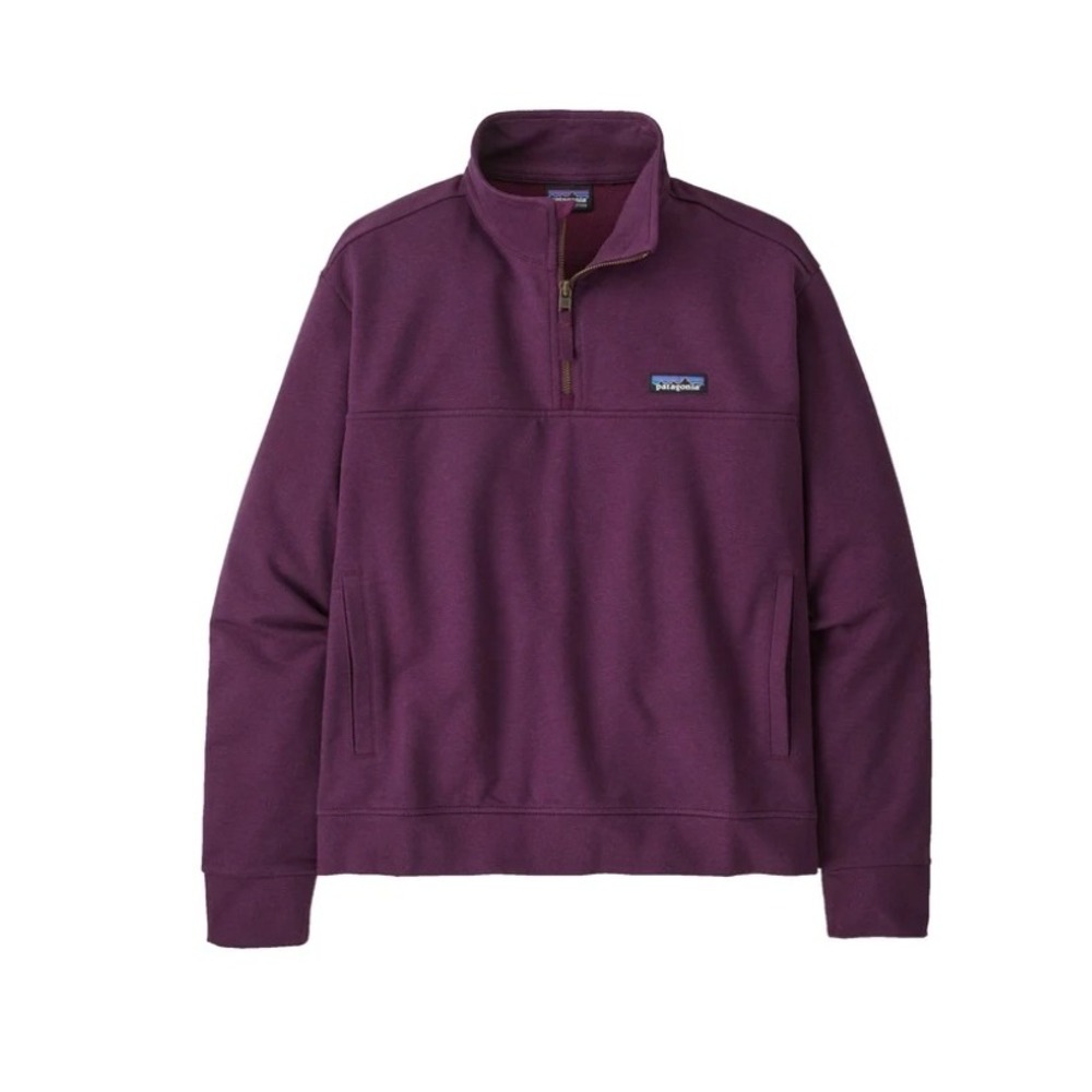 Patagonia Ahnya Pullover 1/4 Zip Sweatshirt Night Plum XS